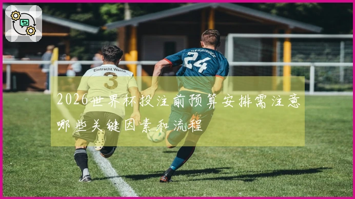 2026世界杯投注前预算安排需注意哪些关键因素和流程